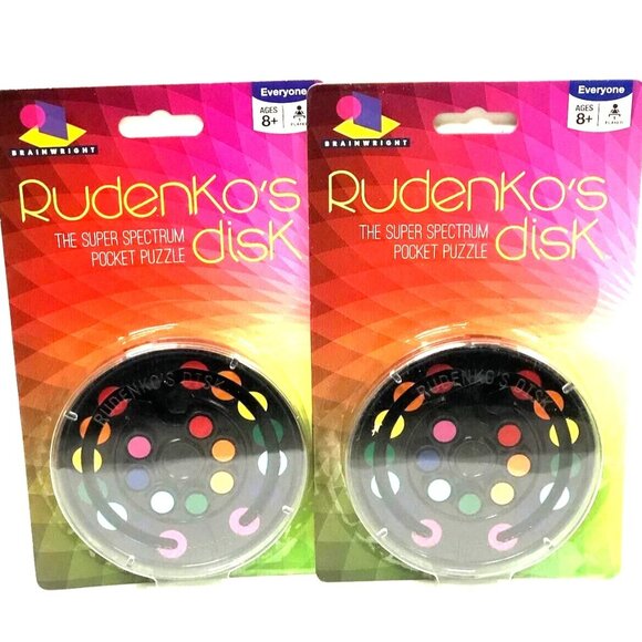 Brainwright Rudenko's Disk Super Spectrum Pocket Puzzle - Picture 1 of 4